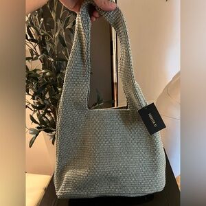 Forever 21 Woven Sage Green Tote